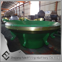 cone crusher spare parts concave and mantle